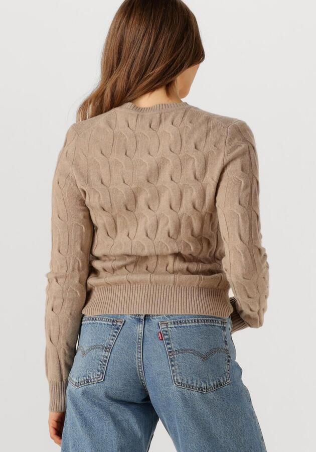 Tommy Hilfiger Vest SOFT WOOL CABLE C-NK LS CARDIGAN met kabelpatroon van zuivere wol