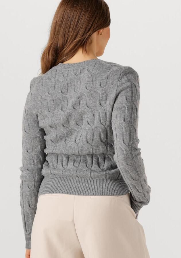 Tommy Hilfiger Vest SOFT WOOL CABLE C-NK LS CARDIGAN met kabelpatroon van zuivere wol - Foto 1