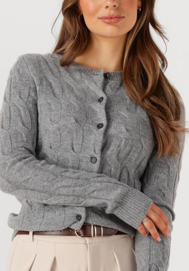 Tommy Hilfiger Vest SOFT WOOL CABLE C-NK LS CARDIGAN met kabelpatroon van zuivere wol - Foto 2