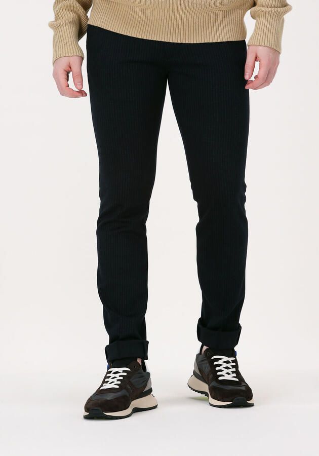 TOMMY HILFIGER Heren Broeken Bleecker Jersey Pinstripe Donkerblauw - Foto 3