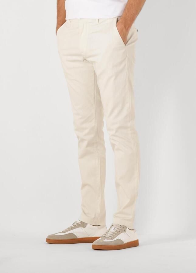 TOMMY HILFIGER Heren Broeken Bleecker Printed Structure Chino Wit - Foto 4