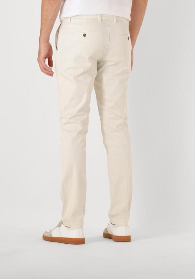 TOMMY HILFIGER Heren Broeken Bleecker Printed Structure Chino Wit