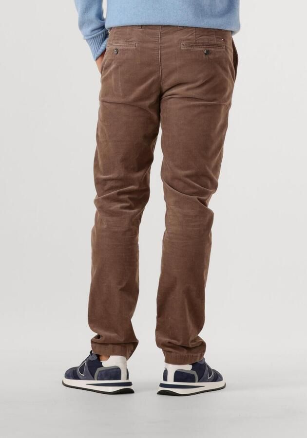 Tommy Hilfiger Straight leg coduroy broek van katoenmix model 'DENTON'
