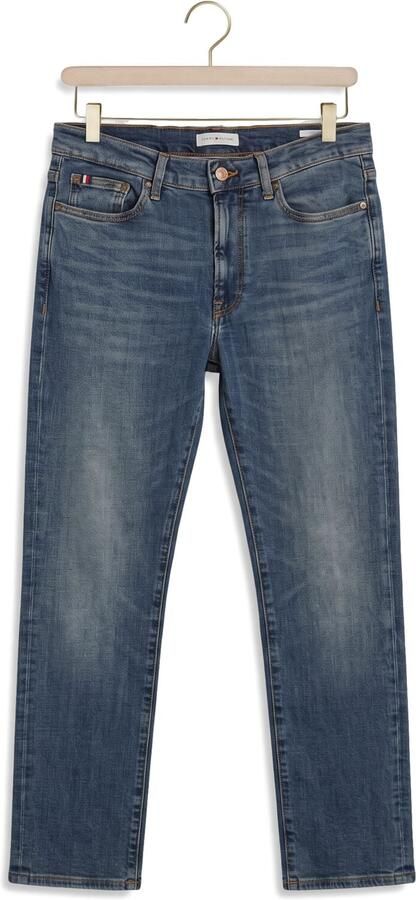 Tommy Hilfiger straight fit jeans van katoenmix model 'DENTON SLIM STRAIGHT JONE' - Foto 4
