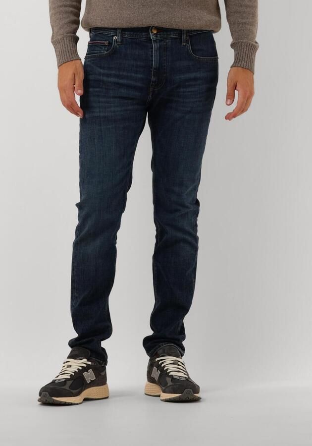 TOMMY HILFIGER Heren Jeans Slim Bleecker Pstr Tino Ind Donkerblauw - Foto 4