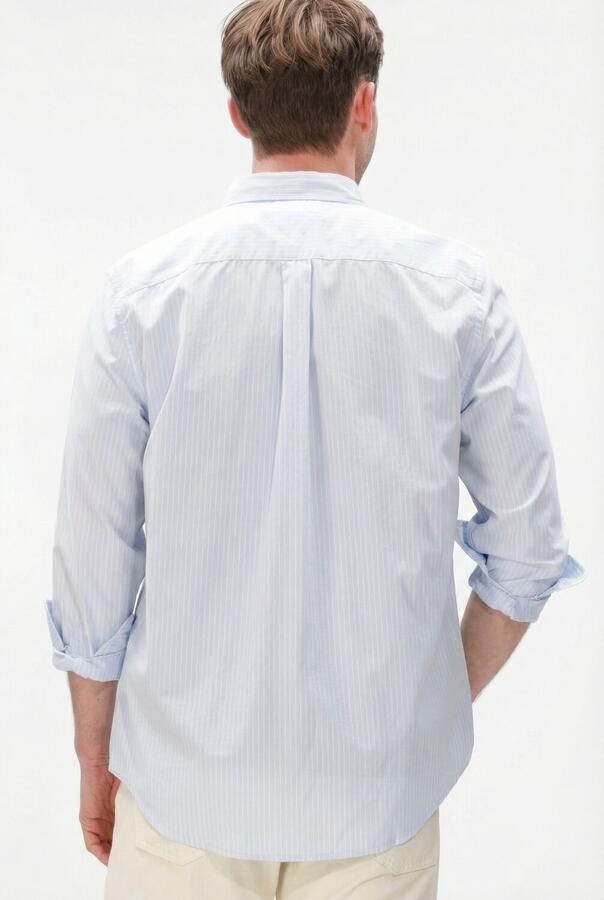 TOMMY HILFIGER Heren Overhemden Core Hairline Poplin Rf Shirt Lichtblauw - Foto 3