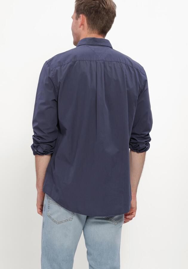 TOMMY HILFIGER Heren Overhemden Gmd Poplin Semi Spread Rf Sht Donkerblauw - Foto 3