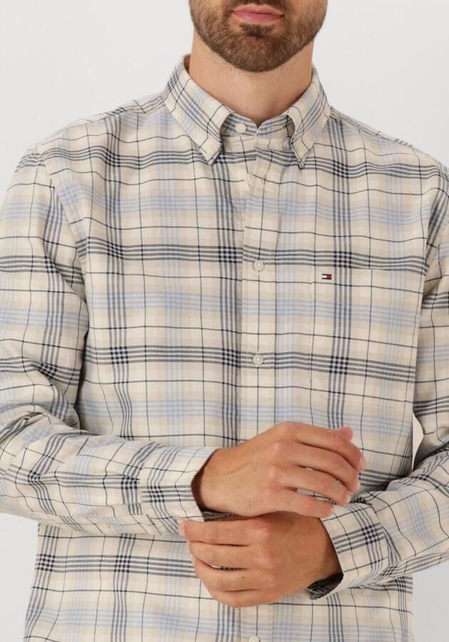 TOMMY HILFIGER Heren Overhemden Herit Oxfd Rwb Check Rf Shirt Blauw - Foto 3
