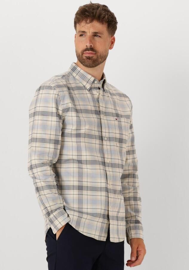 TOMMY HILFIGER Heren Overhemden Herit Oxfd Rwb Check Rf Shirt Blauw