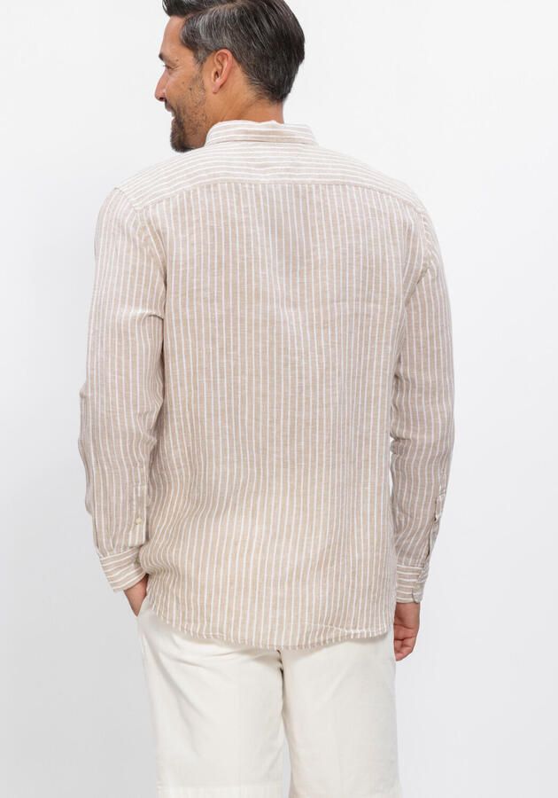 TOMMY HILFIGER Heren Overhemden Linen Bengal Stripe Rf Shirt Zand - Foto 2