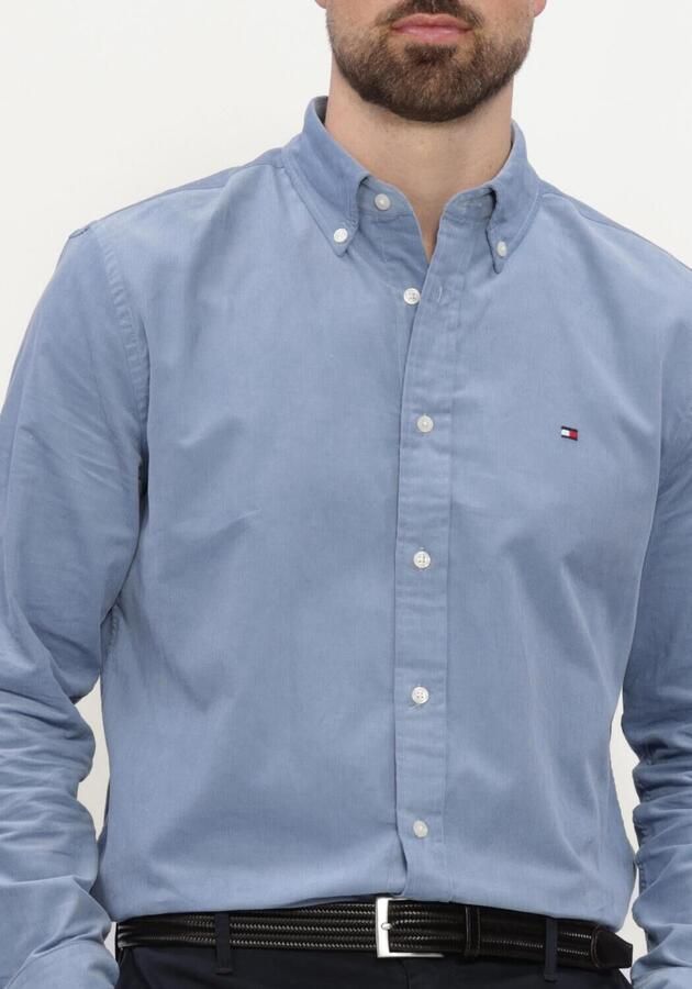 TOMMY HILFIGER Heren Overhemden Solid Corduroy Rf Shirt Blauw - Foto 3