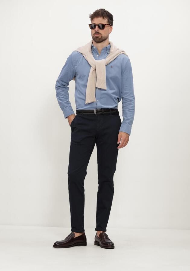TOMMY HILFIGER Heren Overhemden Solid Corduroy Rf Shirt Blauw - Foto 4