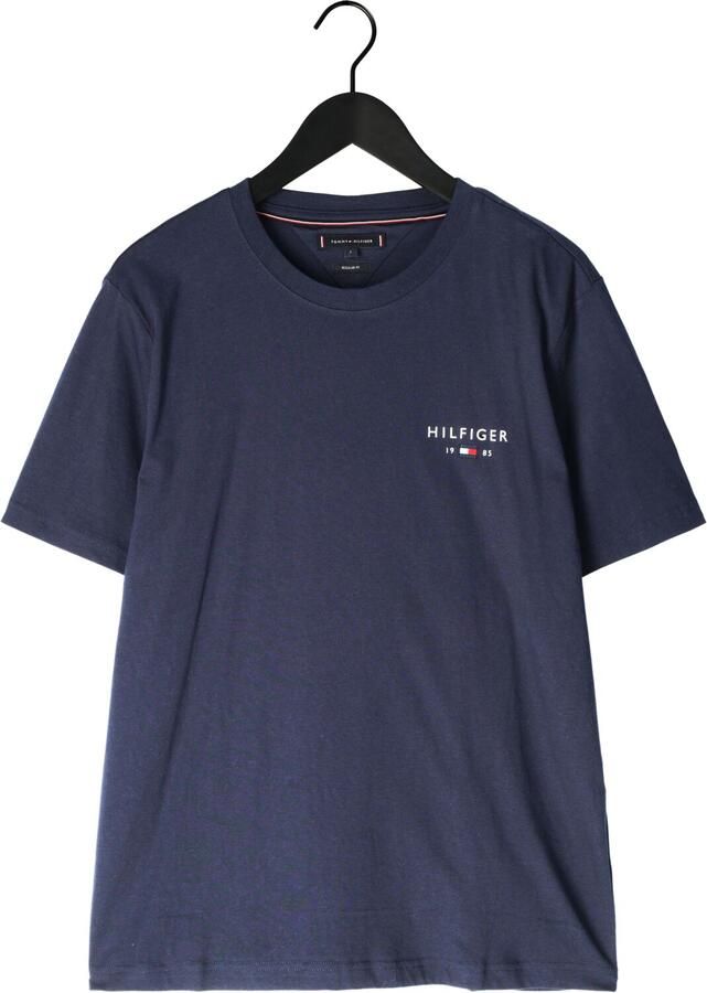 TOMMY HILFIGER Heren Polo's & T-shirts Brand Love Small Hilfiger Tee Donkerblauw - Foto 2