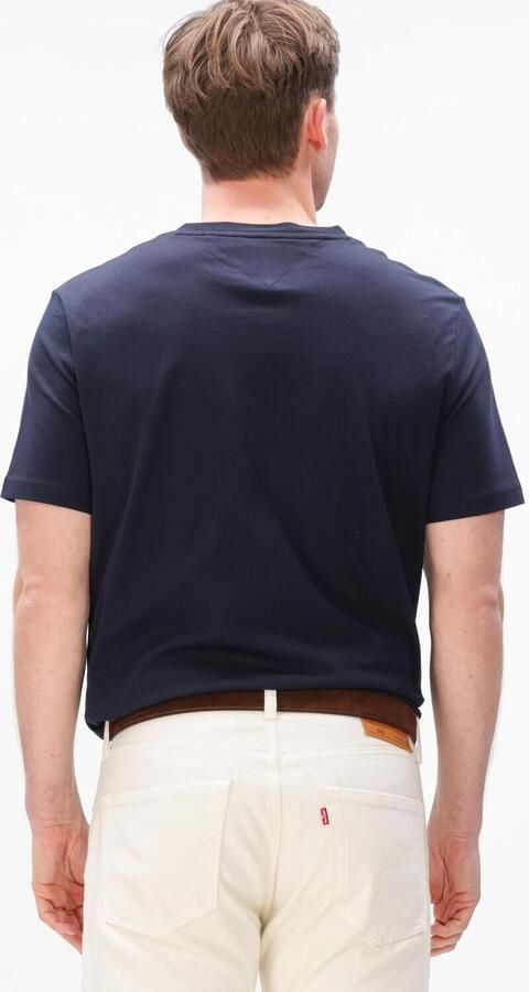 TOMMY HILFIGER Heren Polo's & T-shirts Brand Love Small Hilfiger Tee Donkerblauw - Foto 4