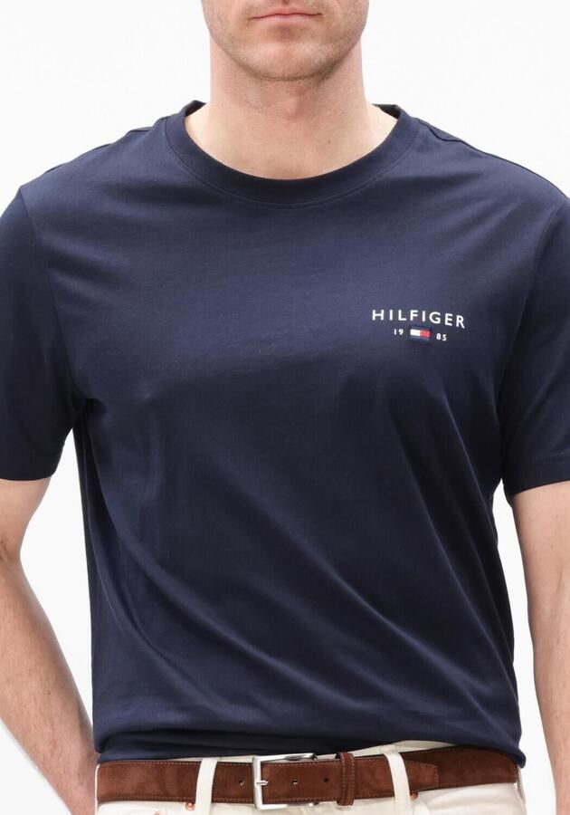 TOMMY HILFIGER Heren Polo's & T-shirts Brand Love Small Hilfiger Tee Donkerblauw - Foto 3