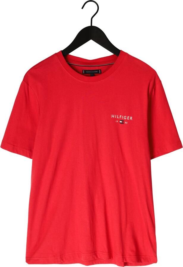 TOMMY HILFIGER Heren Polo's & T-shirts Brand Love Small Hilfiger Tee Rood - Foto 3