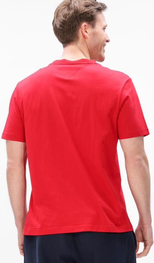 TOMMY HILFIGER Heren Polo's & T-shirts Brand Love Small Hilfiger Tee Rood - Foto 4
