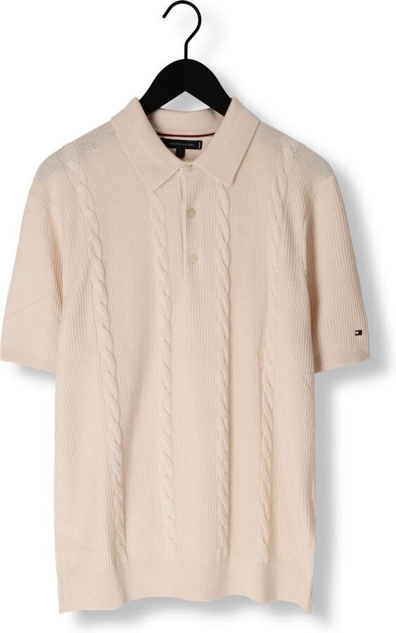 TOMMY HILFIGER Heren Polo's & T-shirts Dc Cable Polo Beige - Foto 3