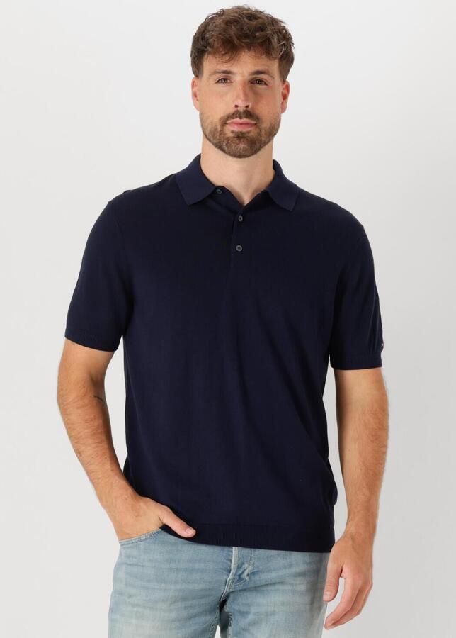 TOMMY HILFIGER Heren Polo's & T-shirts Dc Cotton Lyocell Polo Blauw - Foto 4