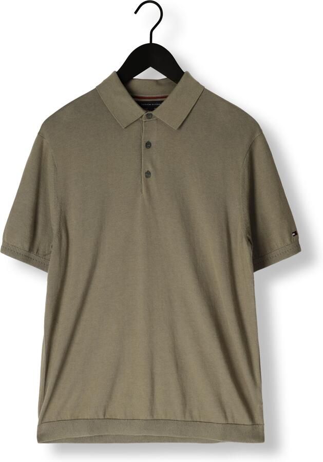 TOMMY HILFIGER Heren Polo's & T-shirts Dc Cotton Lyocell Polo Olijf - Foto 2