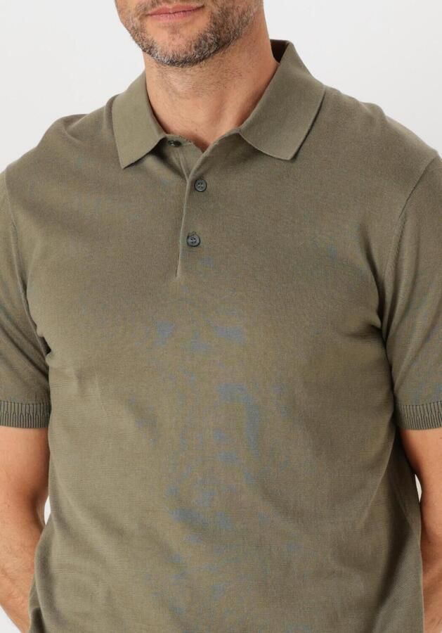 TOMMY HILFIGER Heren Polo's & T-shirts Dc Cotton Lyocell Polo Olijf - Foto 3