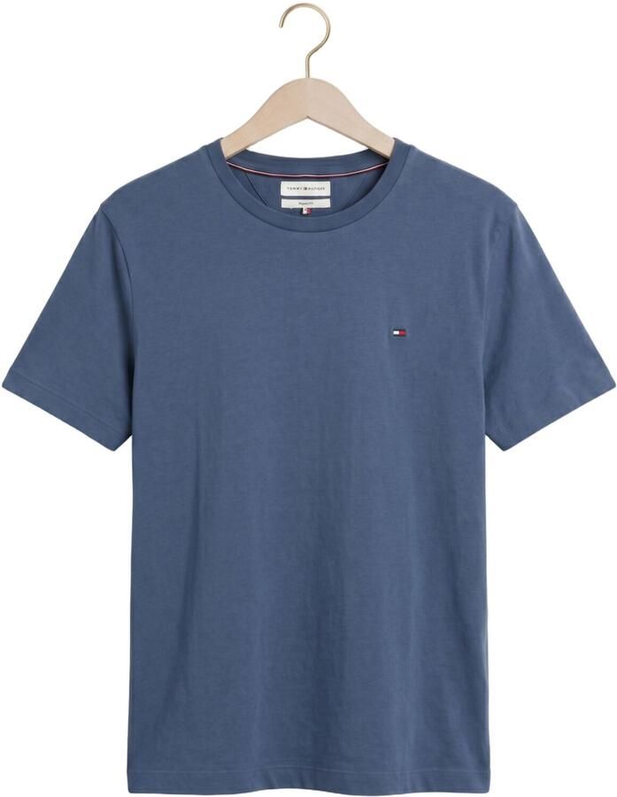 Tommy Hilfiger T-shirt ESSENTIAL REG FIT SOLID TEE met borduursel en ronde hals - Foto 2