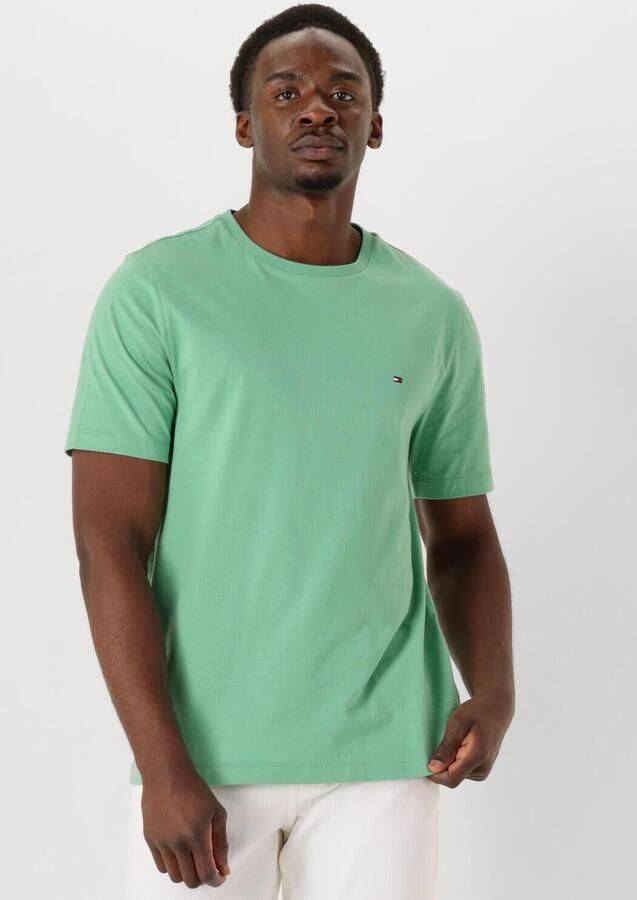 TOMMY HILFIGER Heren Polo's & T-shirts Ess Seasonal Reg Fit Solid Tee Groen - Foto 4