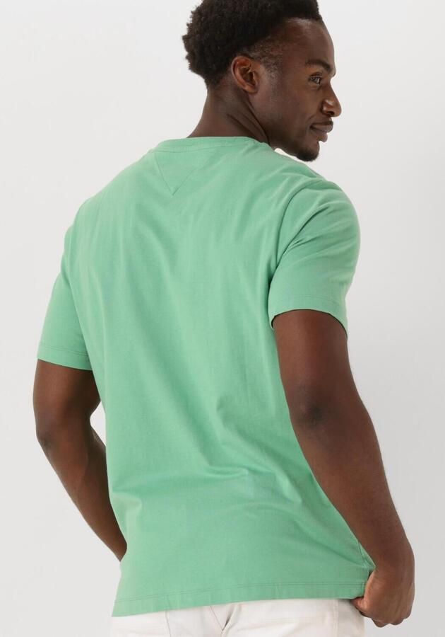 TOMMY HILFIGER Heren Polo's & T-shirts Ess Seasonal Reg Fit Solid Tee Groen - Foto 2