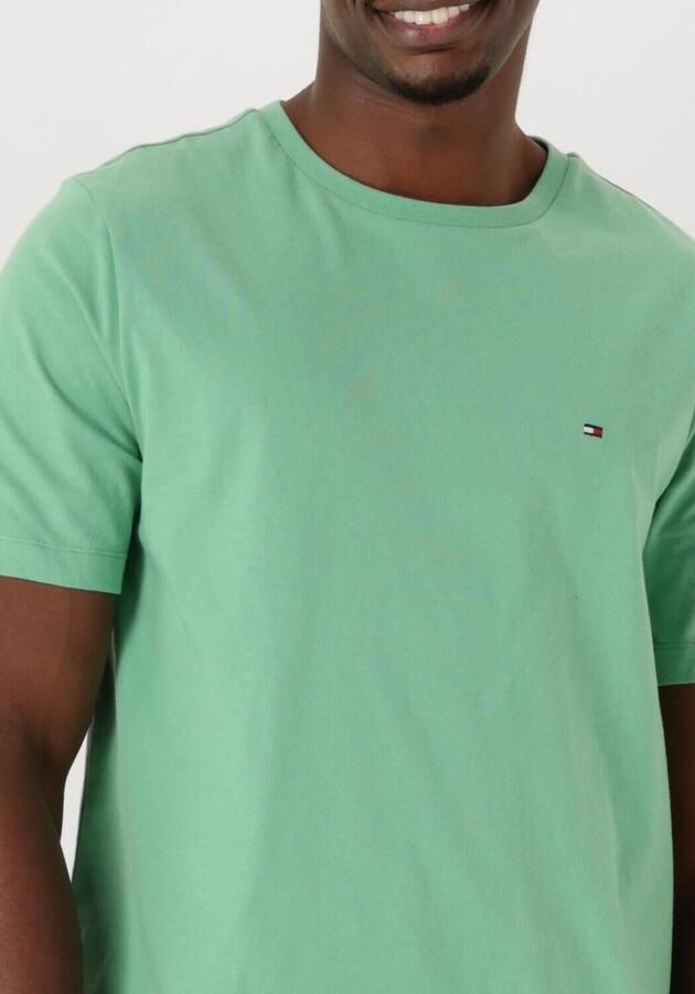 TOMMY HILFIGER Heren Polo's & T-shirts Ess Seasonal Reg Fit Solid Tee Groen - Foto 3