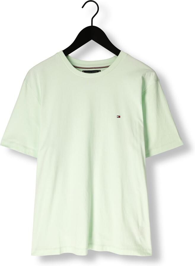 Tommy Hilfiger T-shirt ESSENTIAL REG FIT SOLID TEE met borduursel en ronde hals
