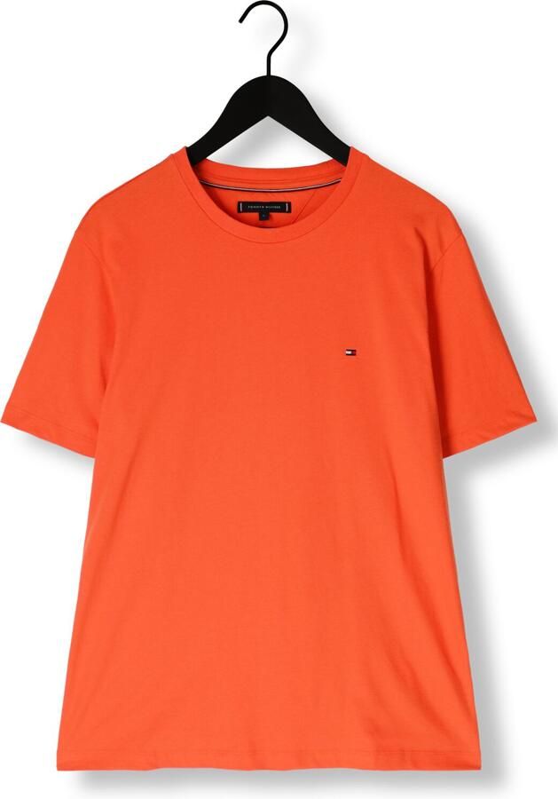 TOMMY HILFIGER Heren Polo's & T-shirts Ess Seasonal Reg Fit Solid Tee Oranje - Foto 3