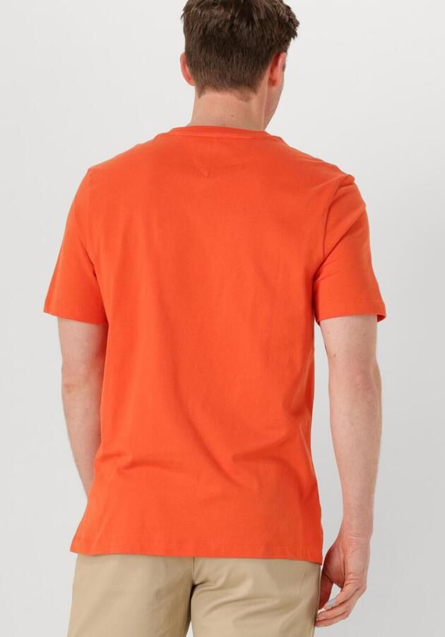 TOMMY HILFIGER Heren Polo's & T-shirts Ess Seasonal Reg Fit Solid Tee Oranje