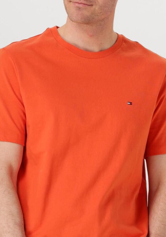 TOMMY HILFIGER Heren Polo's & T-shirts Ess Seasonal Reg Fit Solid Tee Oranje - Foto 2