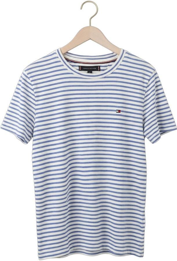 TOMMY HILFIGER Heren Polo's & T-shirts Ess Seasonal Reg Fit Stripe Tee Blauw - Foto 4