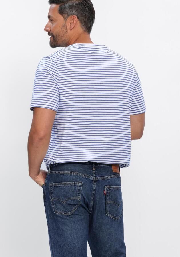 TOMMY HILFIGER Heren Polo's & T-shirts Ess Seasonal Reg Fit Stripe Tee Blauw - Foto 3