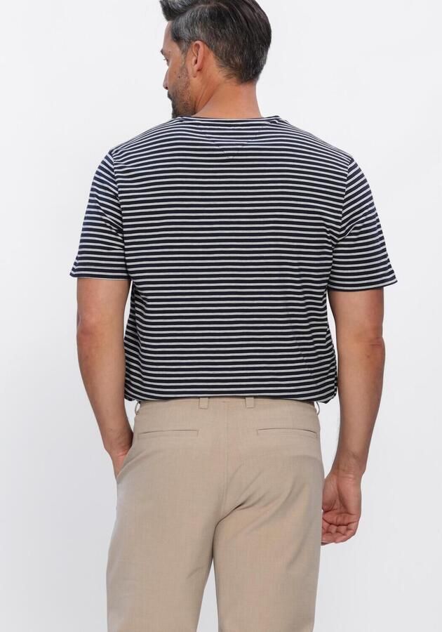 TOMMY HILFIGER Heren Polo's & T-shirts Ess Seasonal Reg Fit Stripe Tee Donkerblauw - Foto 3