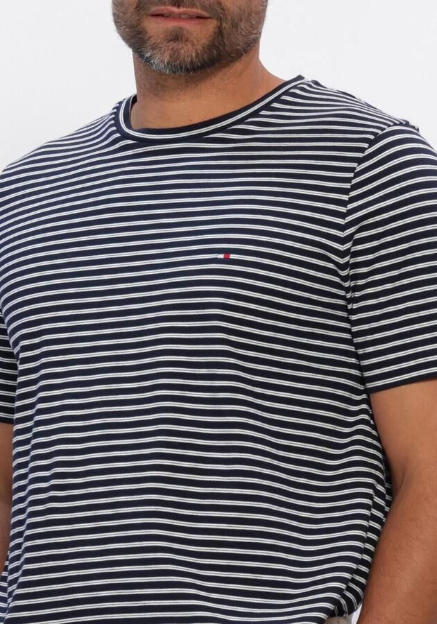 TOMMY HILFIGER Heren Polo's & T-shirts Ess Seasonal Reg Fit Stripe Tee Donkerblauw - Foto 4