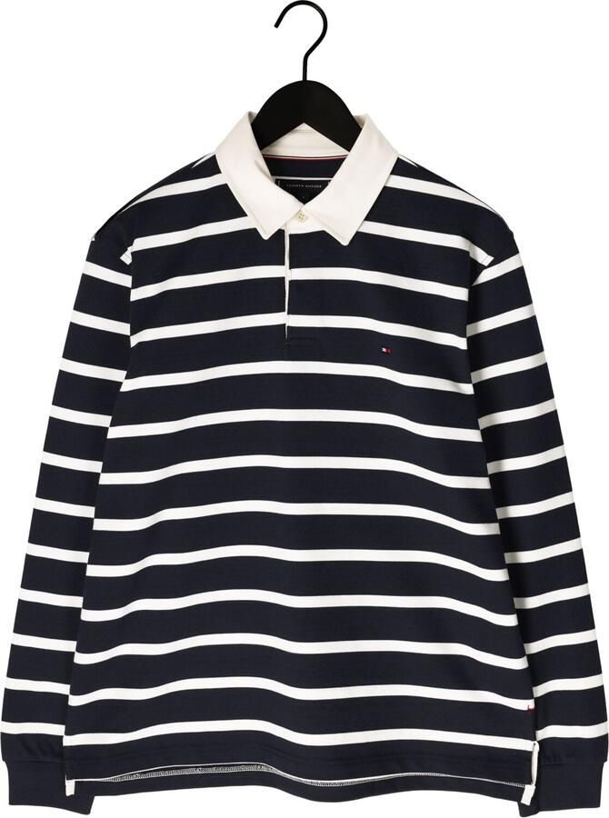 TOMMY HILFIGER Heren Polo's & T-shirts Essential Striped Rugby Donkerblauw - Foto 2