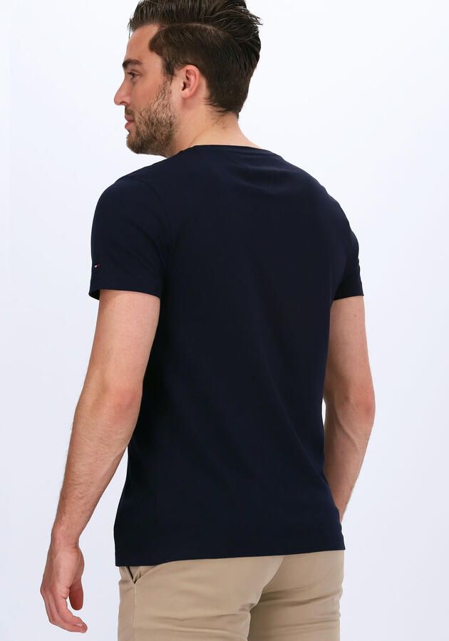 Tommy Hilfiger Zwart Print T-shirt Mannen Herfst Winter Black Heren - Foto 2