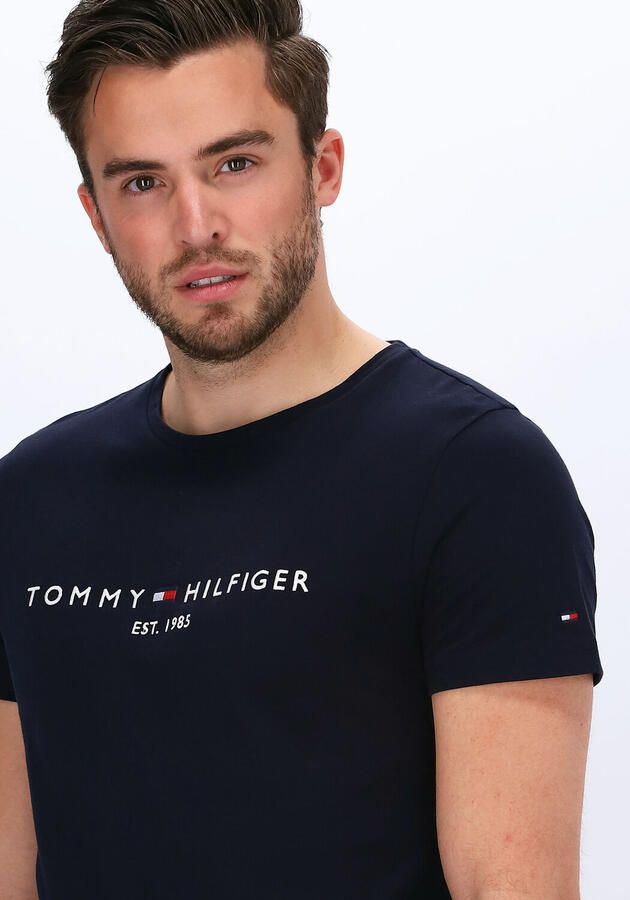 Tommy Hilfiger Zwart Print T-shirt Mannen Herfst Winter Black Heren - Foto 3