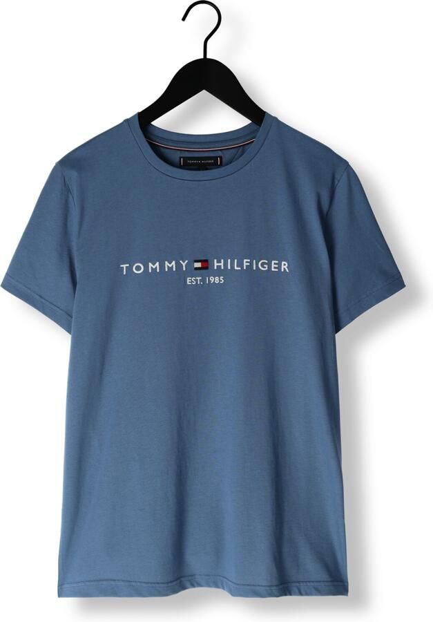 Tommy Hilfiger Core Embroidered Logo T-Shirt Blue- Heren Blue - Foto 3