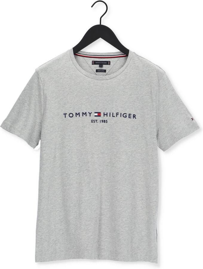 Tommy Hilfiger Slim Fit Biologisch Katoenen T-Shirt Gray Heren