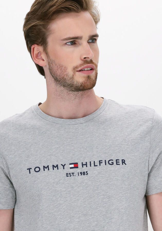 Tommy Hilfiger Slim Fit Biologisch Katoenen T-Shirt Gray Heren - Foto 3