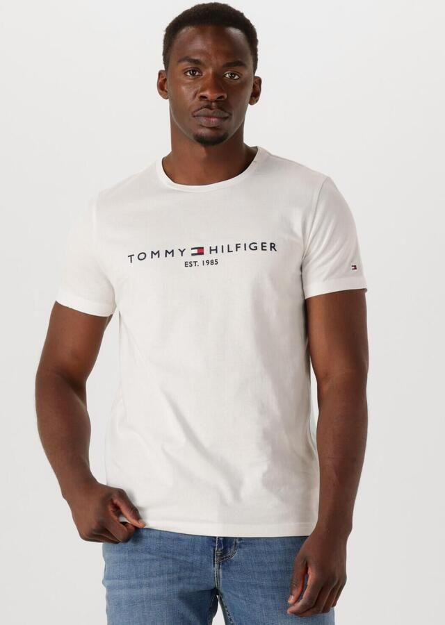 Tommy Hilfiger Wit Print T-shirt Mannen Herfst Winter White Heren - Foto 4