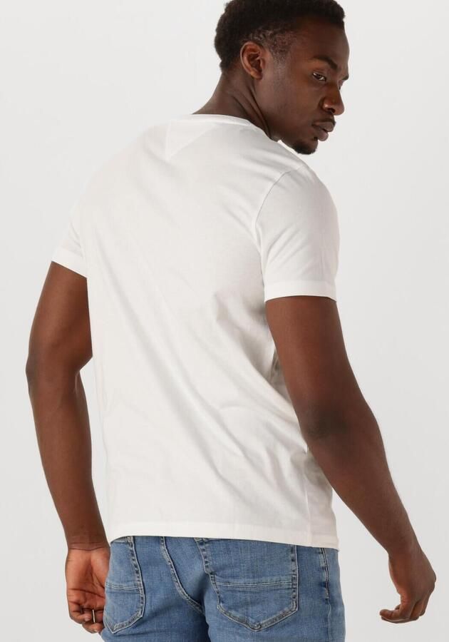 Tommy Hilfiger Wit Print T-shirt Mannen Herfst Winter White Heren - Foto 2