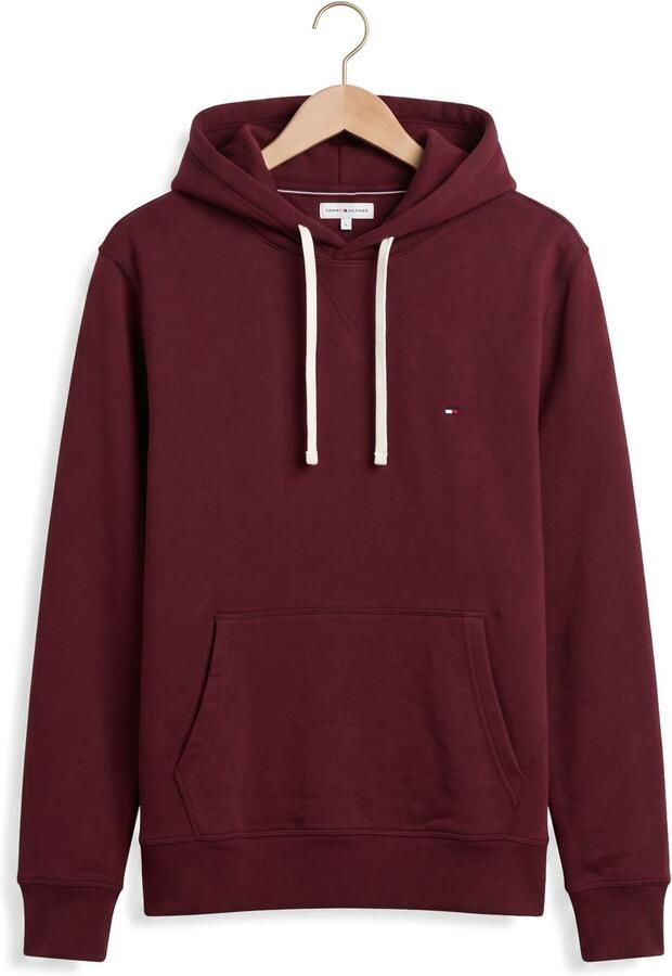 TOMMY HILFIGER Heren Truien & Vesten Ess Seasonal Fleece Hoody Bordeaux - Foto 4