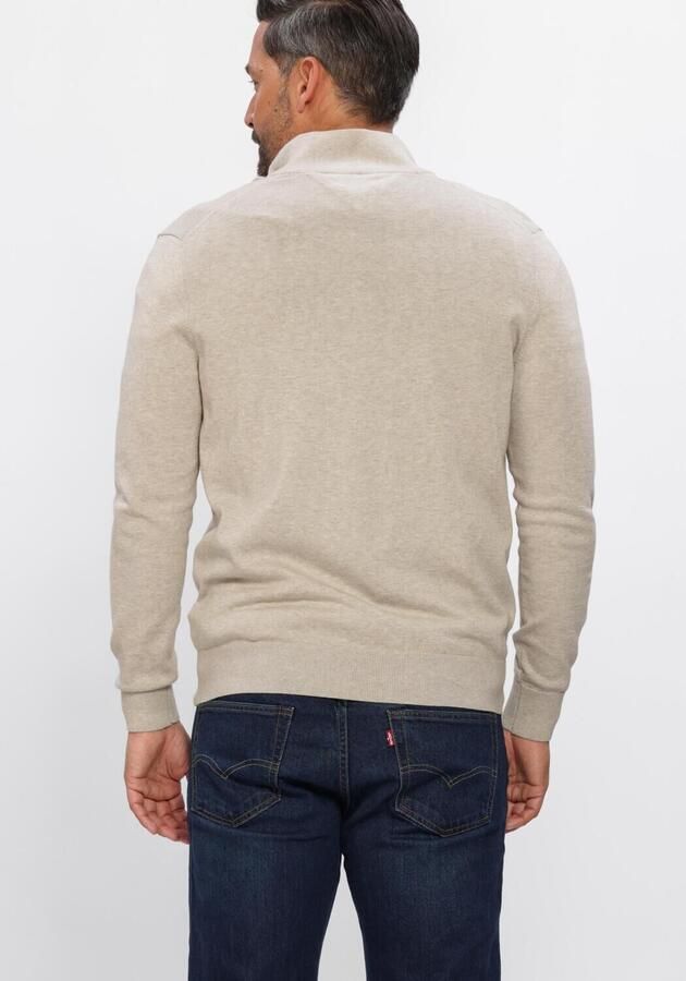 TOMMY HILFIGER Heren Truien & Vesten Essential Cotton Zip Mock Beige - Foto 2