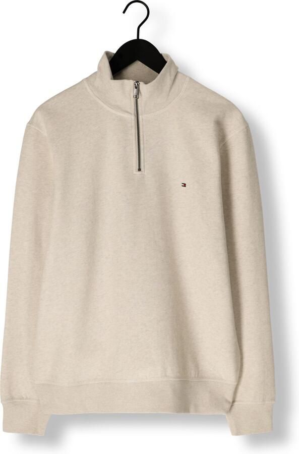 TOMMY HILFIGER Heren Truien & Vesten Essential Fleece 1 4 Zip Ecru - Foto 3
