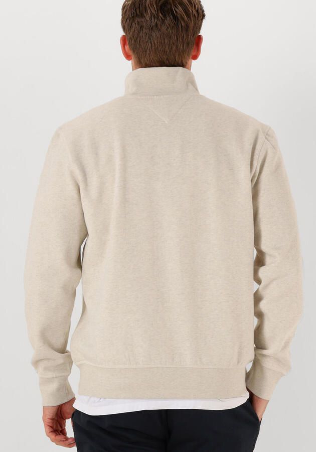 TOMMY HILFIGER Heren Truien & Vesten Essential Fleece 1 4 Zip Ecru