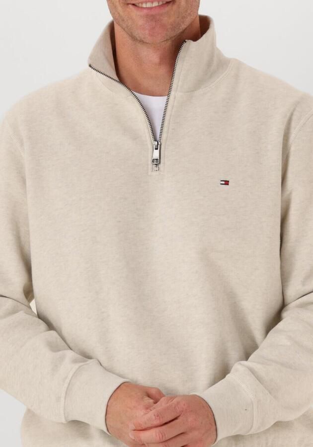 TOMMY HILFIGER Heren Truien & Vesten Essential Fleece 1 4 Zip Ecru - Foto 2